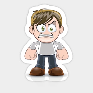 Copy of the cute boy Sticker